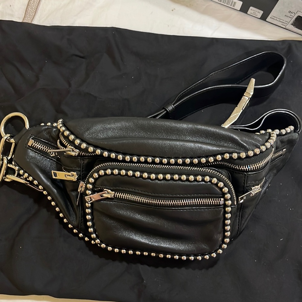 Alexander wang black stud bag cross over